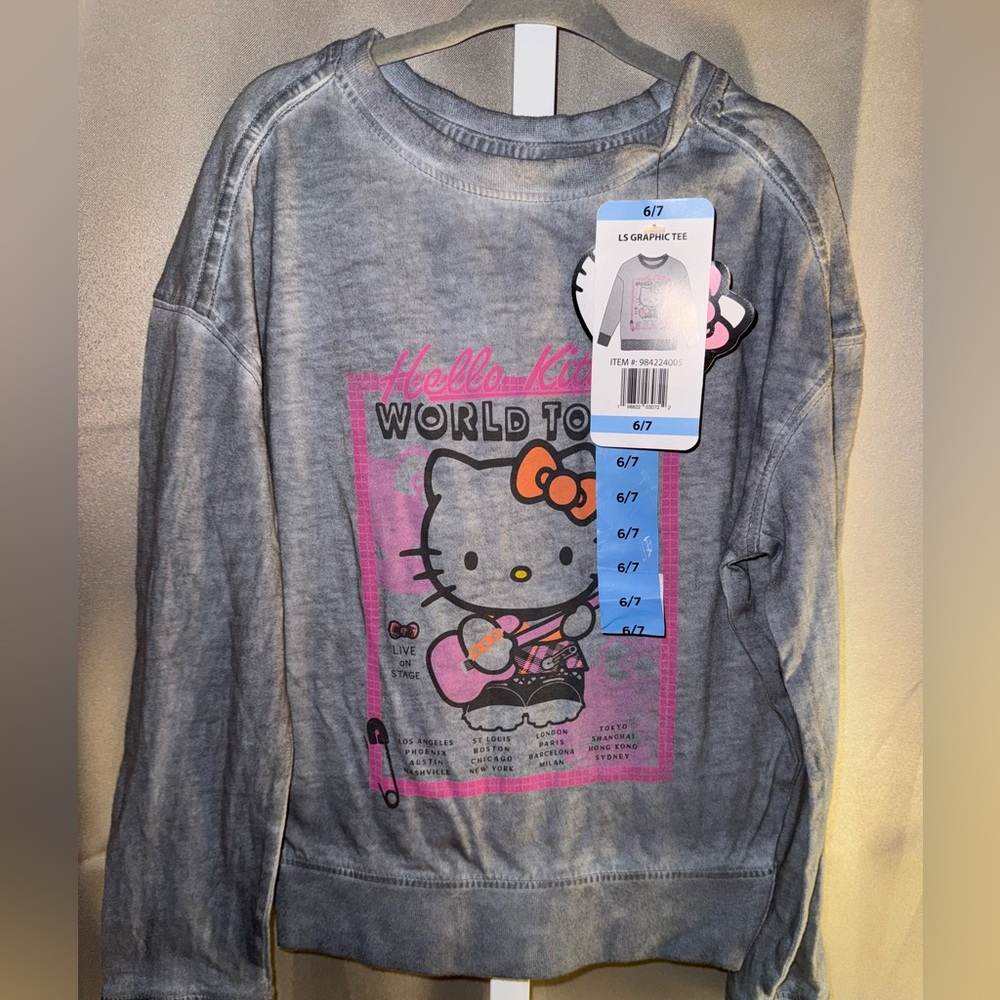 Hello Kitty Size 6/7 LS Tshirt
